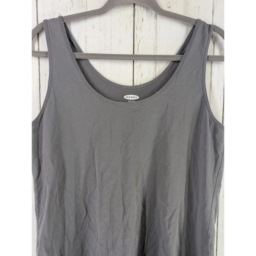 Old Navy Size XL Gray Womens Sleeveless First Layer Tank Top‎ - Picture 3 of 8